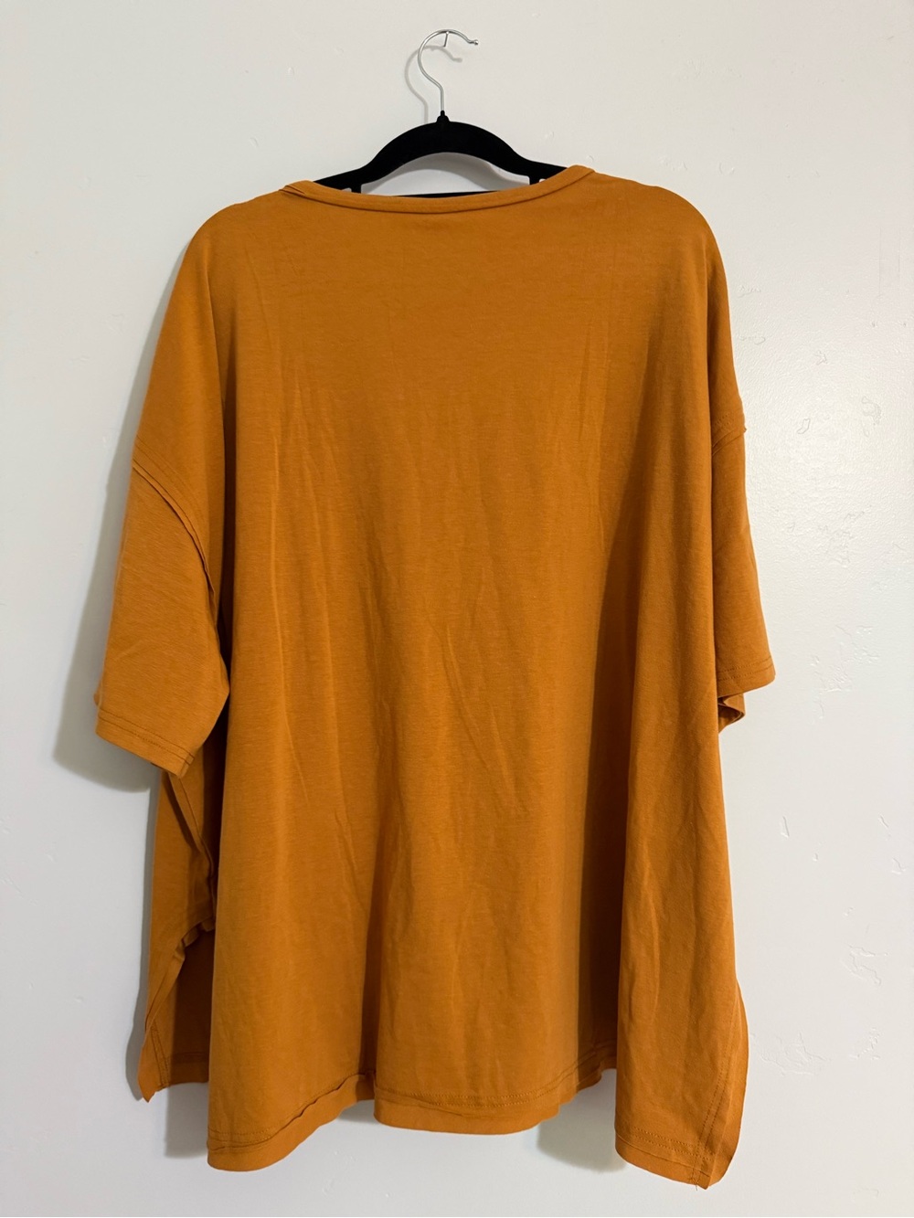 Oversized Rust Orange Tee - Picture 6 of 7